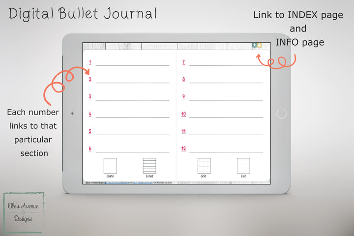 Digital Bullet Journal